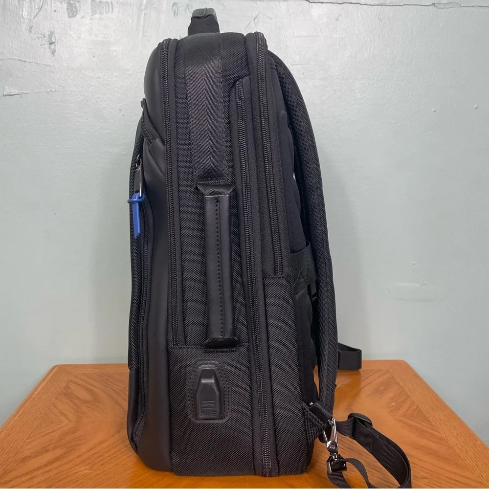 Bopai Camel‎ Mountain The GUI Tech Backpack USB Laptop Waterproof Black